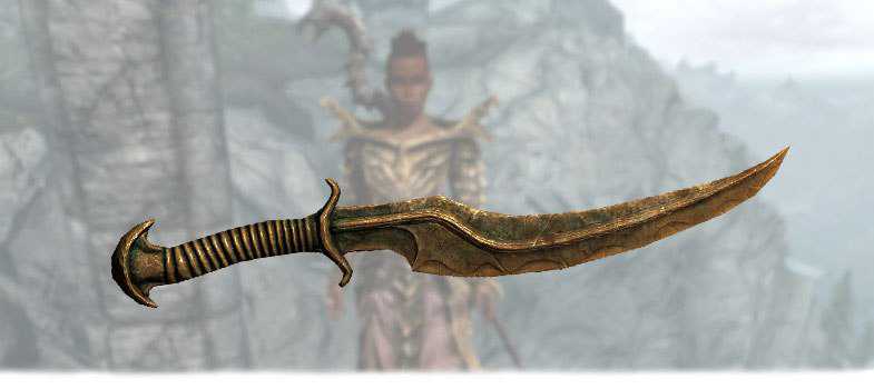 Оружие в Скайрим - Кинжал драконьего жреца