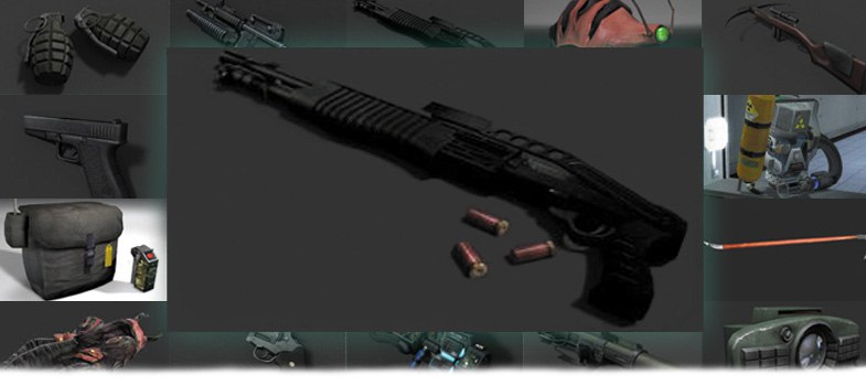 Оружие в Black Mesa - Дробовик