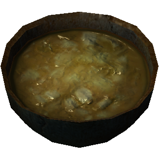 Еда и напитки в  Skyrim  - Капустный суп с картошкой