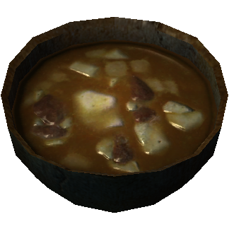Еда и напитки в  Skyrim  - Похлёбка из оленины